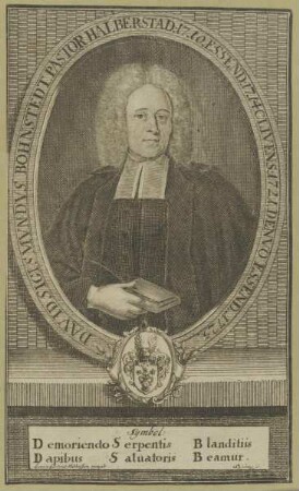 Bildnis des David Sigismundus Bohnstedt