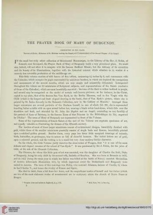 The Prayer book of Mary of Burgundy
