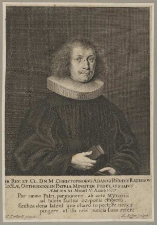 Bildnis des Christophorvs Adamvs Rüdivs