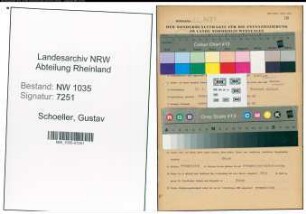 Entnazifizierung Gustav Schoeller , geb. 12.01.1901 (Ingenieur)