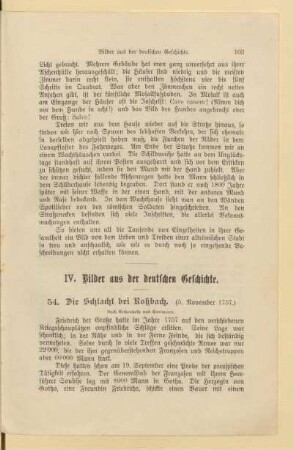 IV. Bilder aus der deutschen Geschichte