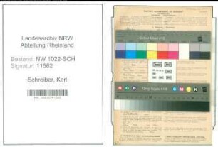 Entnazifizierung Karl Schreiber , geb. 02.04.1913 (Kaufmaennischer Angestellter)