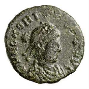 Münze, Aes 4, 408 - 423 n. Chr.