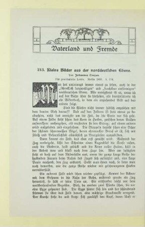Vaterland und Fremde