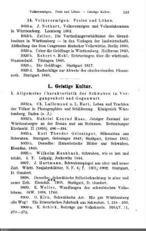 L. Geistige Kultur