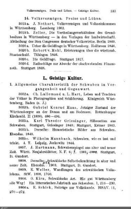 L. Geistige Kultur