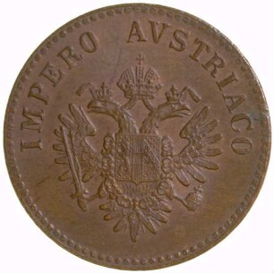 Münze, 5 Centesimi, 1852