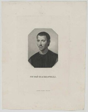 Bildnis des Nicolò Machiavelli