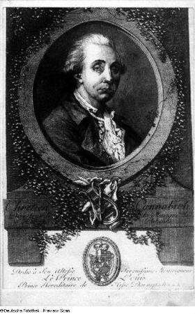 Christian Cannabich. Lichtdruck nach Kupferstich von Egide Verhelst (1779)