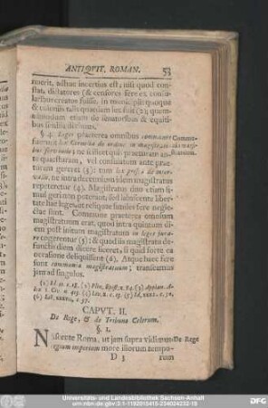 Caput. II. De Rege, & de Tribune Celerum.