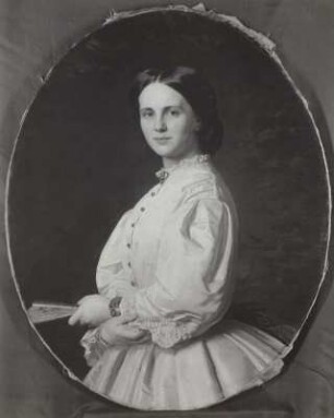 Bildnis Clara Keil, geborene Fiedler (Kniestück)
