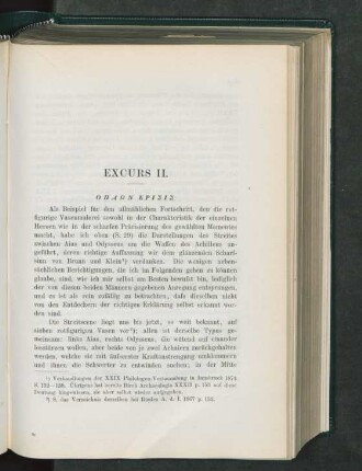 Excurs II. ...