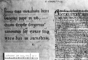 Buchseite, Folio 1 recto