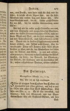 171-184, Am Palmtage.