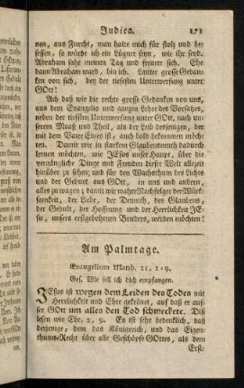 171-184, Am Palmtage.