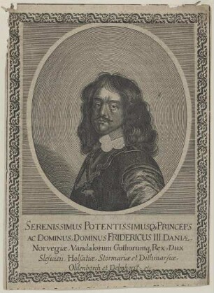 Bildnis des Fridericus III., König von Dänemark