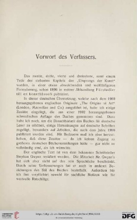Vorwort des Verfassers