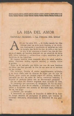 Capítulo primero - La posada del mirlo