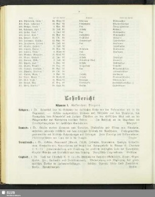 Lehrbericht