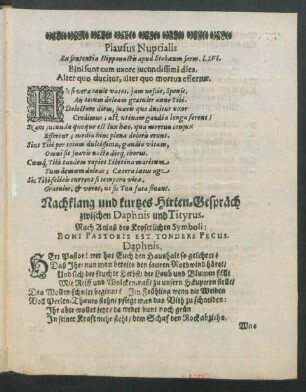 Plausus Nuptialis Ex sententia Hipponactis apud Stobaeum serm. LXVI.