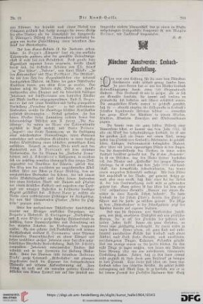 9: Münchner Kunstverein: Lenbach-Ausstellung