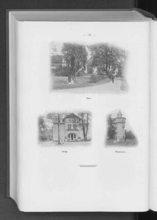 Park. Talegg. Wasserturm.