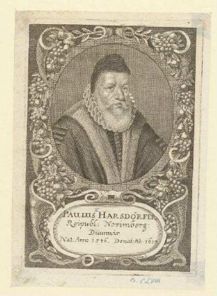 Paulus (II.) Harsdörffer, Duumvir; geb. 1546; gest. 1613