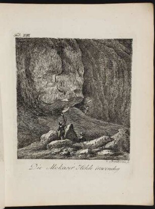Tab. XIV Die Mokaser Höhle inwendig. - Moggaster Höhle, Ebermannstadt-Moggast