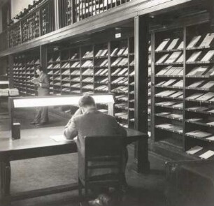 Berlin. Deutsche Staatsbibliothek. Innenansicht. Zeitschriftenlesesaal