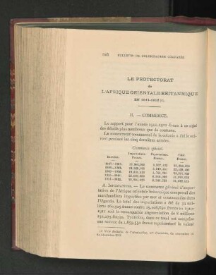 Le Protectorat De L'Afrique Orientale Britannique.