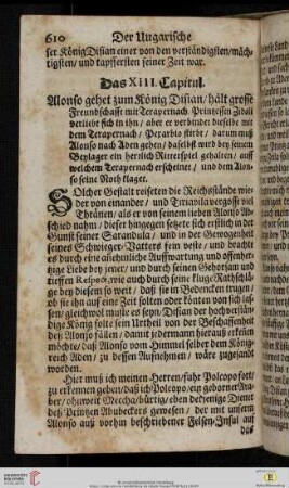 Das XIII. Capitul