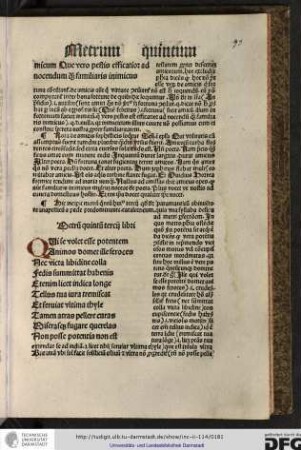 Metrum quintum tertii libri.