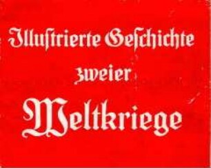 Anglo-amerikanische Abwurf-Flugschrift mit einem Vergleich des Verlaufs des 1. und des 2. Weltkrieges