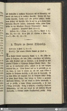 3. Ṅeżelu po ßwetei Tschojoscżi