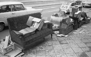 Sperrmüll-Aktion des städtischen Tiefbauamts.