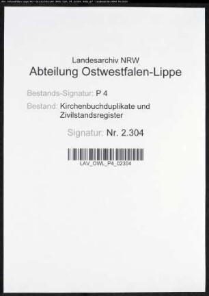 Kirchenbuchduplikate der evangelischen Gemeinde Hülscheid (GHTK 1820, GHTK 1826, GHT 1827-1838, GHTK 1839, GHT 1840-1865, GHTK 1866). (Gemeinde: Hülscheid, evangelische Gemeinde)