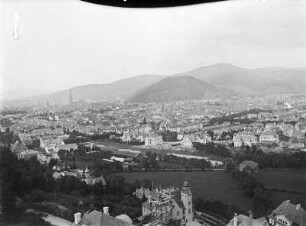 Freiburg im Breisgau : Blick vom Lorettoberg auf Freiburg im Breisgau.