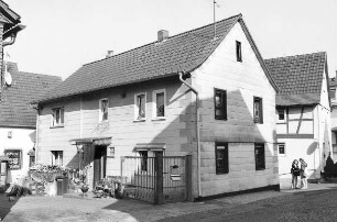 Wohnhaus, Fachwerk; Gelnhausen, Heylstraße 16