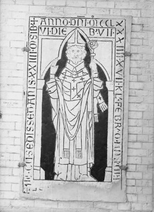 Grabstein des Bischofs Ulrich von Blücher (gestorben 1284)