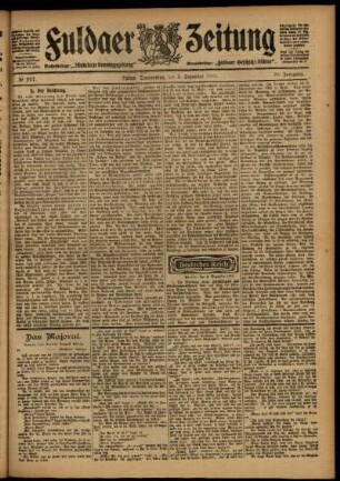 Ausgabe vom Donnerstag, den 03. Dezember 1903.