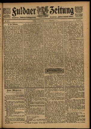 Ausgabe vom Donnerstag, den 03. Dezember 1903.