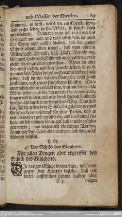 §. 65. 4) Der Schild des Glaubens