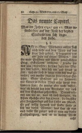 Das neunte Capitel – Das zehente Capitel