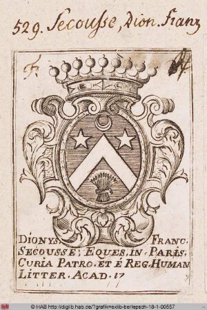 Wappen des Denis-Francois Secousse