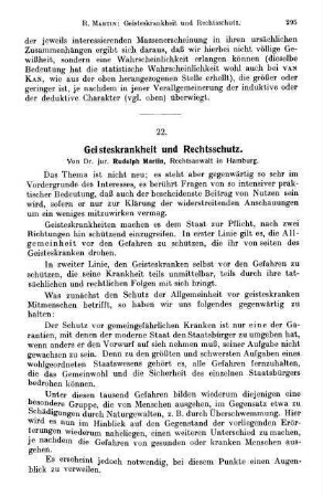 295-308, Geisteskrankheit und Rechtsschutz