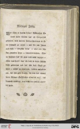 Nöthiger Zusatz