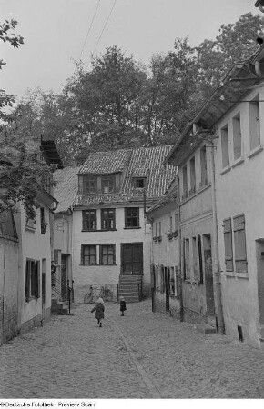 Blick in eine Gasse in der Altstadt