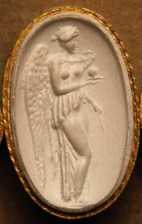 Stehende Siegesgöttin (Daktyliothek, Das Alterthum nach Lippert und Visconti)