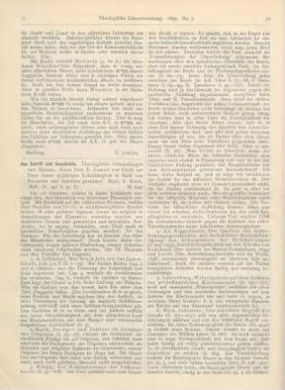 71-73 [Rezension] Aus Schrift und Geschichte. Theologische Abhandlungen und Skizzen