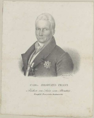 Bildnis des Carl Siegmund Franz von Stein zum Altenstein